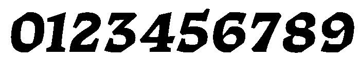 ThanatosVF TextExtraBoldItalic Instance Font OTHER CHARS