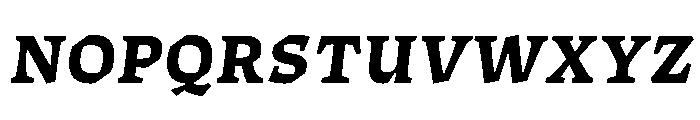 ThanatosVF TextExtraBoldItalic Instance Font UPPERCASE