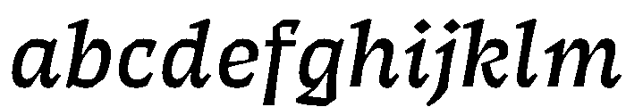 ThanatosVF TextItalic Instance FONT