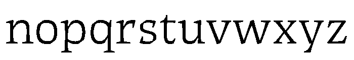 ThanatosVF TextLight Instance Font LOWERCASE