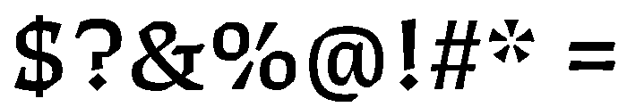 ThanatosVF TextRegular Instance Font OTHER CHARS