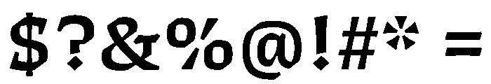 ThanatosVF TextSemiBold Instance Font OTHER CHARS