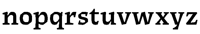 ThanatosVF TextSemiBold Instance Font LOWERCASE