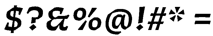 ThanatosVF TextSemiBoldItalic Instance Font OTHER CHARS