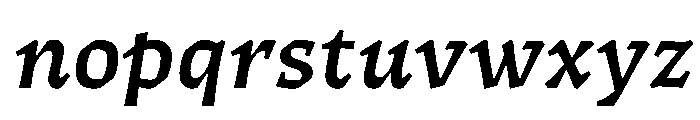 ThanatosVF TextSemiBoldItalic Instance Font LOWERCASE