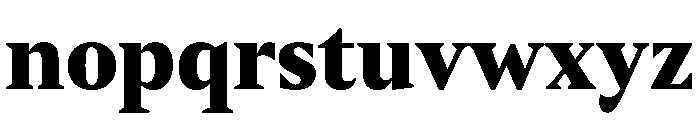 TheloDisplay Bold Font LOWERCASE