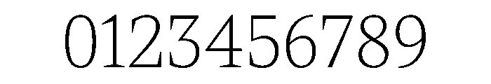 TheloDisplay Light Font OTHER CHARS