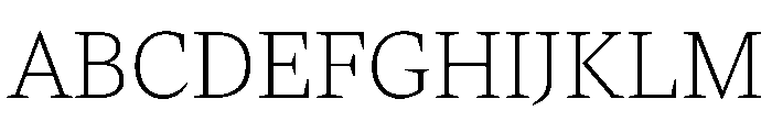 TheloDisplay Light Font UPPERCASE