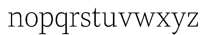 TheloDisplay Light Font LOWERCASE