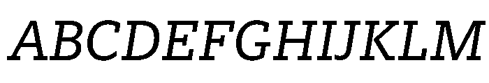 TheloMicro Italic Font UPPERCASE
