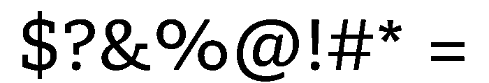 TheloMicro Regular Font OTHER CHARS