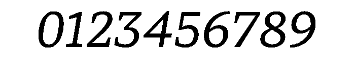 TheloText Italic Font OTHER CHARS