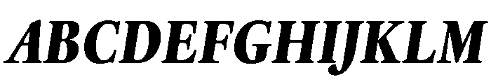 Thesaurus BlackItalic Font UPPERCASE