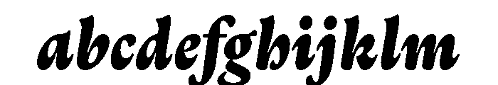 Thesaurus BlackItalic FONT