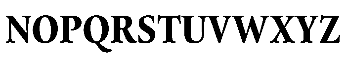 Thesaurus Bold Font UPPERCASE
