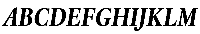 Thesaurus BoldItalic Font UPPERCASE