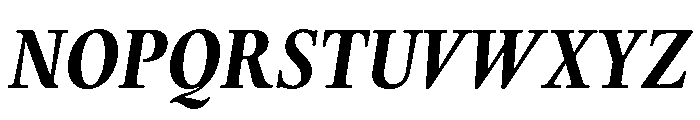 Thesaurus BoldItalic Font UPPERCASE