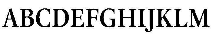 Thesaurus Medium Font UPPERCASE