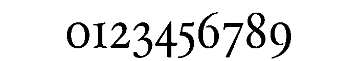 Thesaurus Regular Font OTHER CHARS