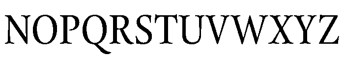 Thesaurus Regular Font UPPERCASE