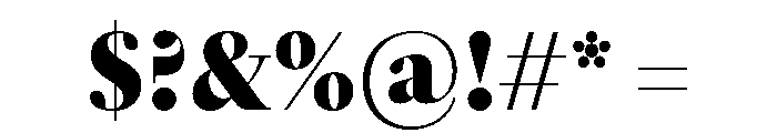 ThesaurusDisplay Black Font OTHER CHARS