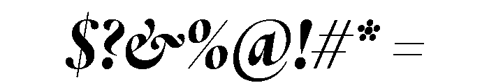 ThesaurusDisplay BoldItalic Font OTHER CHARS