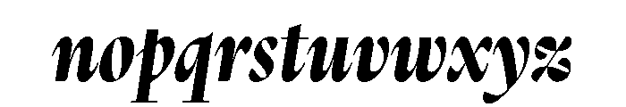 ThesaurusDisplay BoldItalic Font LOWERCASE