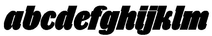 Thorowgood Egyptian Black Italic FONT