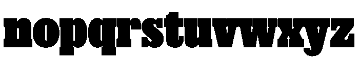 Thorowgood Egyptian Black Font LOWERCASE
