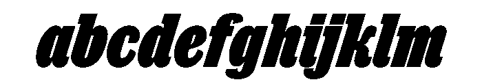 Thorowgood Egyptian Bold Italic FONT