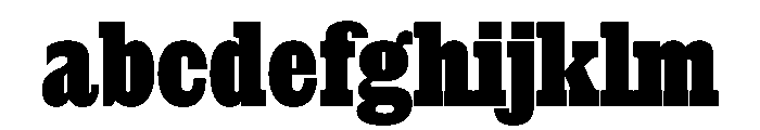 Thorowgood Egyptian Bold FONT