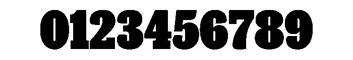 Thorowgood Egyptian Extrabold Font OTHER CHARS