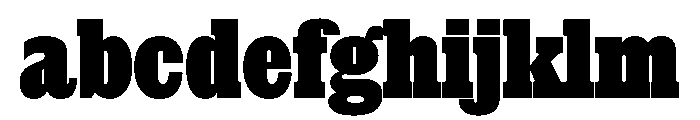 Thorowgood Egyptian Extrabold FONT