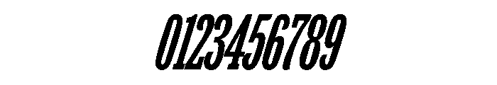 Thorowgood Egyptian Light Italic Font OTHER CHARS