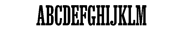 Thorowgood Egyptian Light Font UPPERCASE