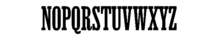 Thorowgood Egyptian Light Font UPPERCASE