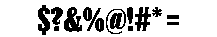 Thorowgood Egyptian Medium Font OTHER CHARS
