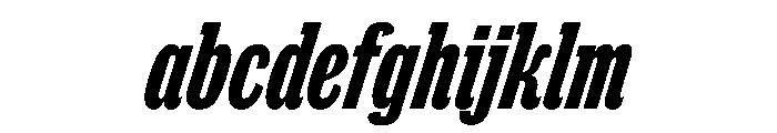 Thorowgood Egyptian Regular Italic FONT