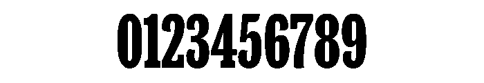 Thorowgood Egyptian Regular Font OTHER CHARS