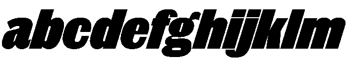 Thorowgood Grotesque Black Italic FONT