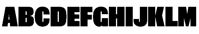 Thorowgood Grotesque Black Font UPPERCASE