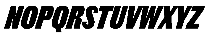 Thorowgood Grotesque Bold Italic Font UPPERCASE