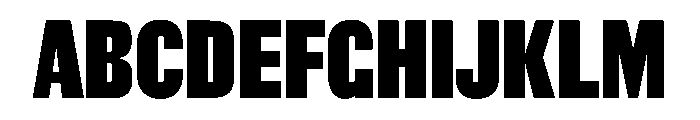 Thorowgood Grotesque Bold Font UPPERCASE