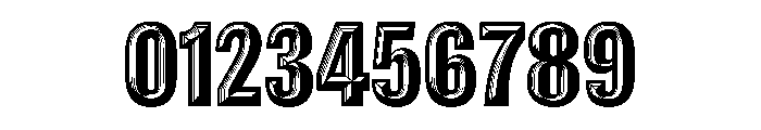 Thorowgood Grotesque Dimensional Regular Font OTHER CHARS