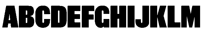 Thorowgood Grotesque Extrabold Font UPPERCASE