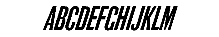 Thorowgood Grotesque Light Italic Font UPPERCASE