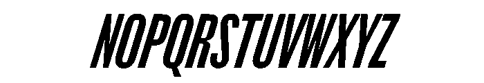 Thorowgood Grotesque Light Italic Font UPPERCASE