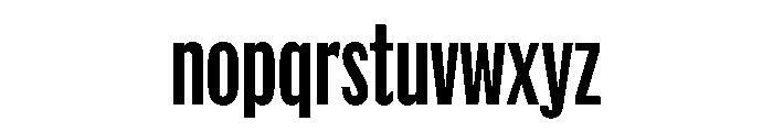 Thorowgood Grotesque Light Font LOWERCASE