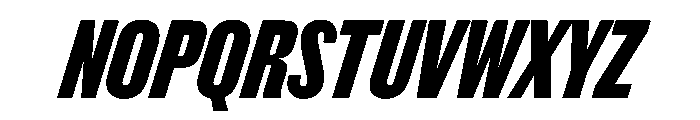 Thorowgood Grotesque Medium Italic Font UPPERCASE