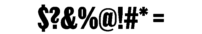 Thorowgood Grotesque Medium Font OTHER CHARS
